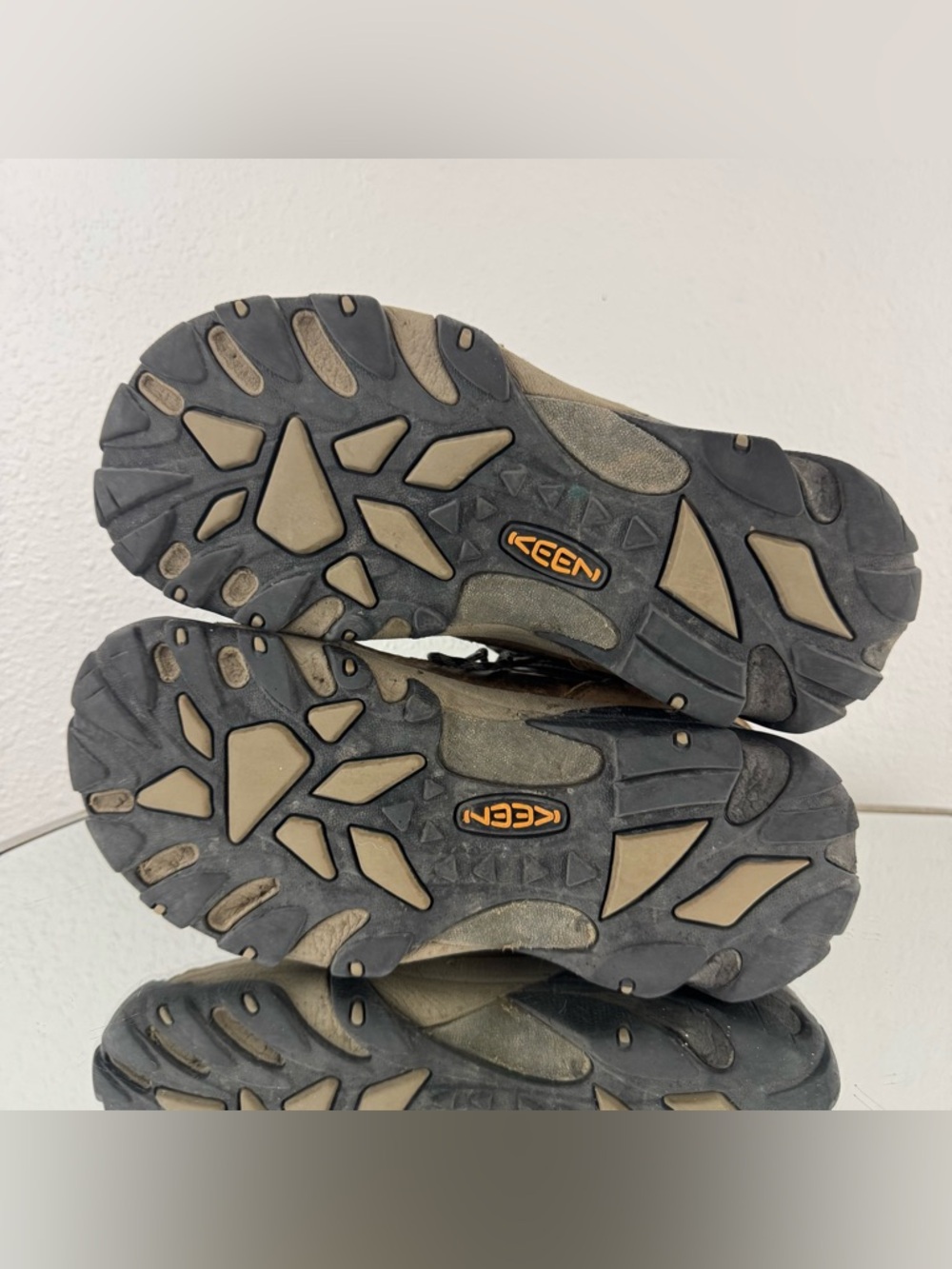 KEEN Mens Brown Leather Targhee II Mid Waterproof Outdoor Hiking Winter Boots - Picture 9 of 11